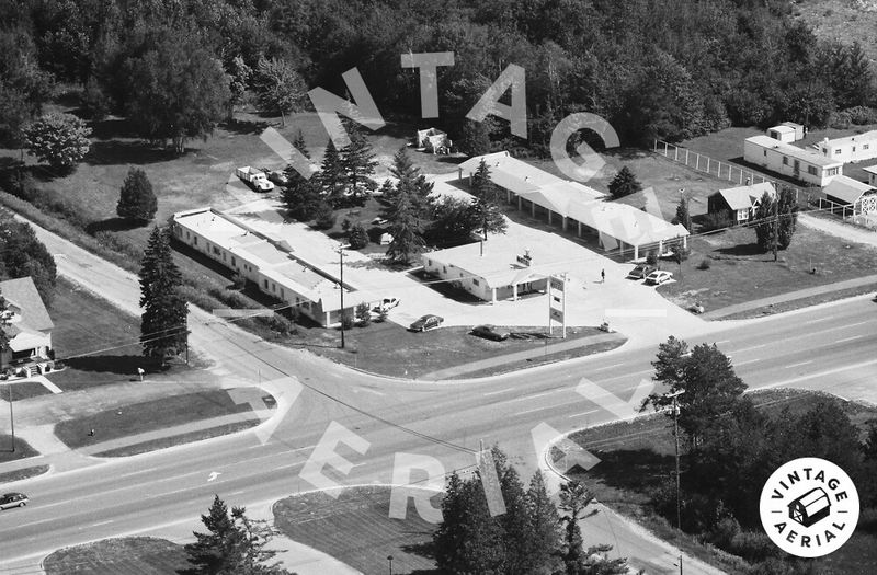 Alpena Motel (Alpena Motor Court) - Historical Aerial Photo